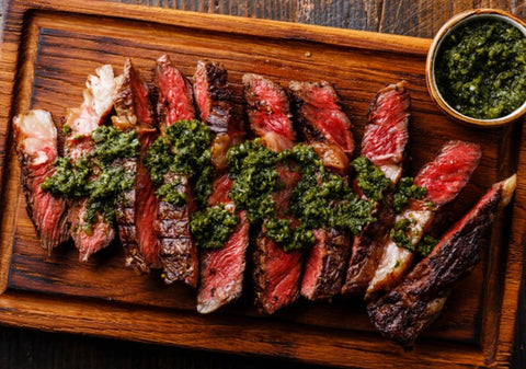 STEAK NIGHT: Argentinian Steak with Chimichurri Sauce