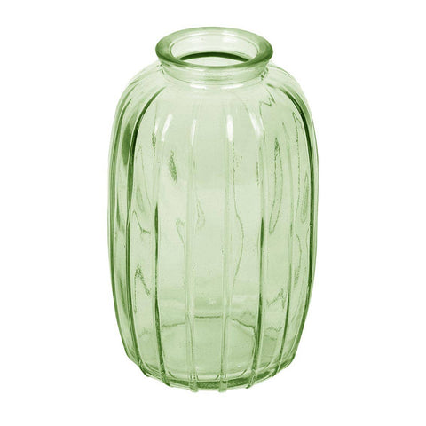 Green Tall Glass Bud Vase | 4.7" | Mothers Day Gifts |