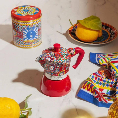 Moka Induction 4 cup Bialetti Dolce&Gabbana | Sicilian Cart