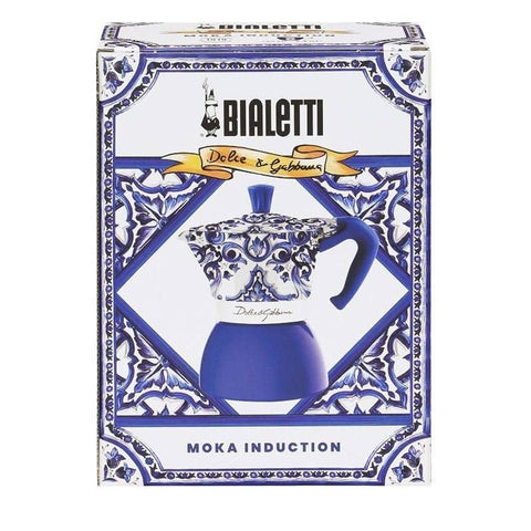 MOKA INDUCTION 6 Cup D&G Blu Med