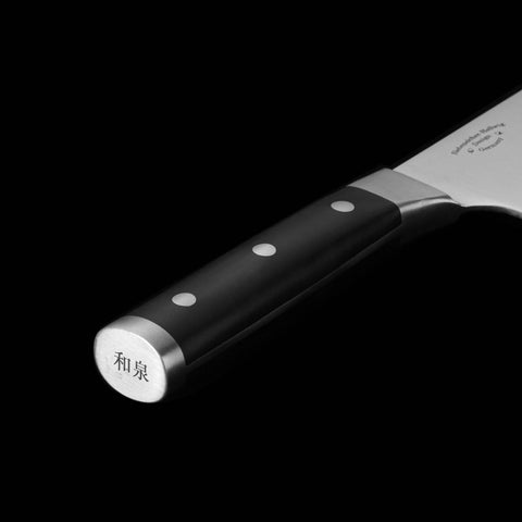 IZUMI ICHIAGO-7"Cleaver knife w/Japanese steel & Tecaran handle