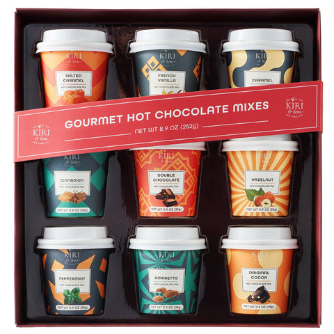 Gourmet Gift Set of Mini Cup Hot Chocolates Set of 9