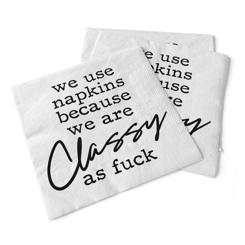 We Use Napkins | Beverage Napkins