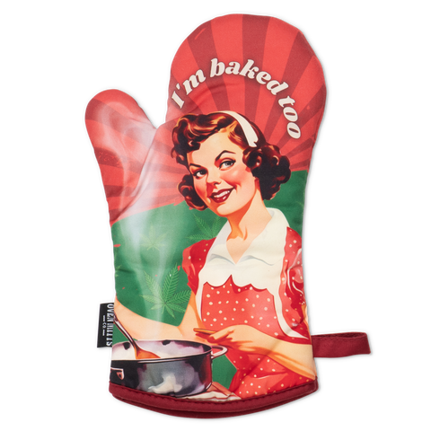 Zapps Clothing - I'm Baked Too Oven Mitts And Potholder Set