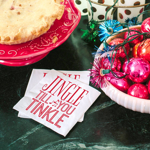 Jingle Till You Tinkle  | Christmas Napkins *LAST CHANCE*