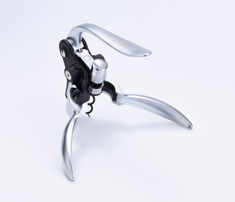 Lever corkscrew on stand