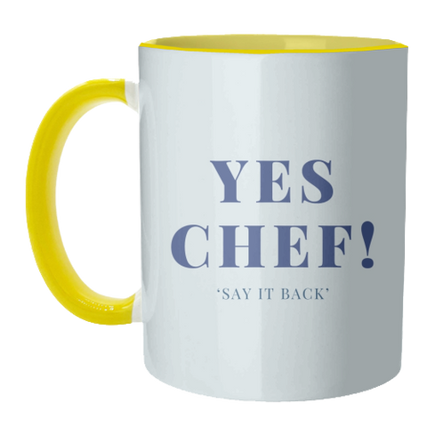 Mugs 'YES CHEF!' by Lilly Rose