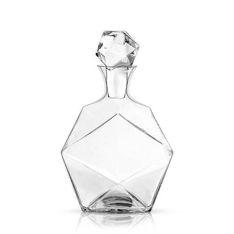 Viski - Seneca™ Faceted Crystal Liquor Decanter