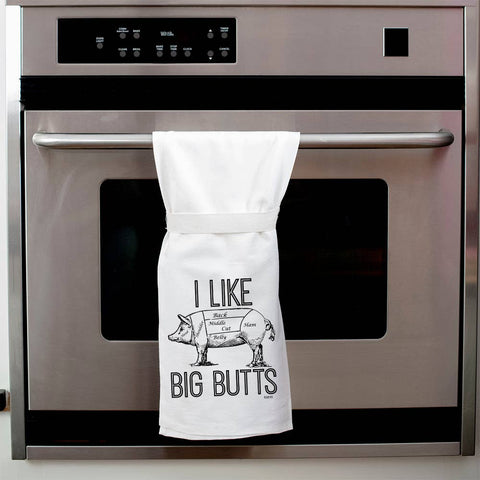 I Like Big Butts Kitchen Towel | BBQ Bestselling Tea Towel