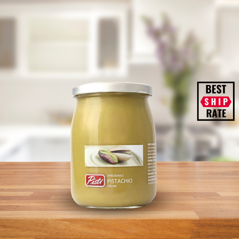 Pisti Pistachio Cream–Premium Spread. 6 Jars of 21.6 oz