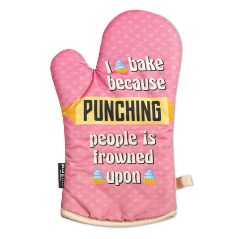 Zapps Clothing - I Bake Because Oven Mitts And Potholder Set