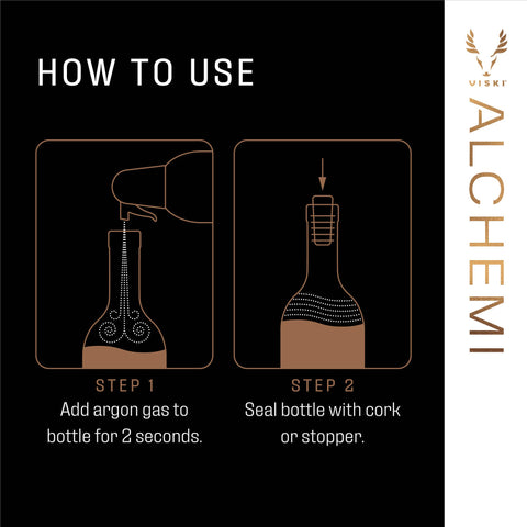 Viski - Alchemi™ Natural Argon Wine Preserver