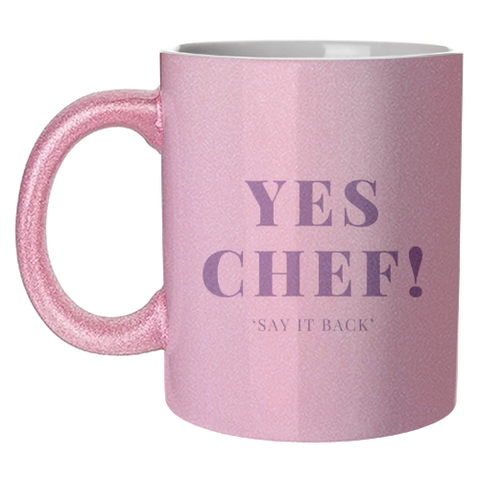 Mugs 'YES CHEF!' by Lilly Rose