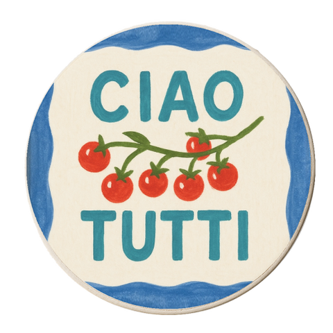 Coasters 'Ciao Tutti' by Ms Doodle