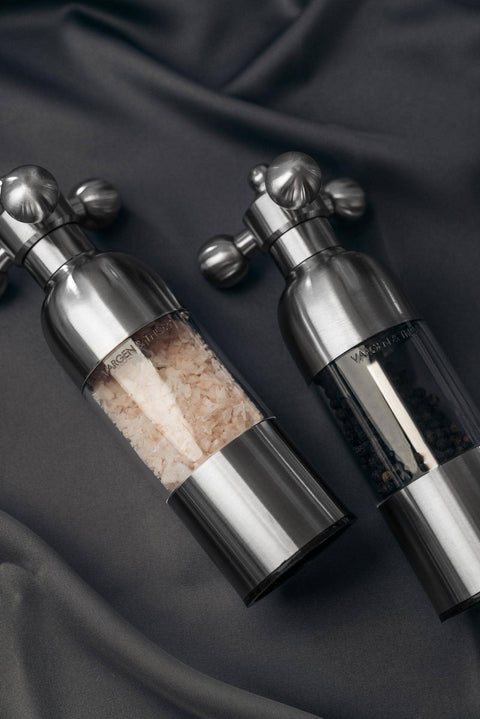 Vargen & Thor - AXIA, Salt and pepper mill (Brushed Steel)