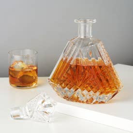 Viski - Admiral™ Vintage-Style Irish-Cut Crystal Whiskey Decanter