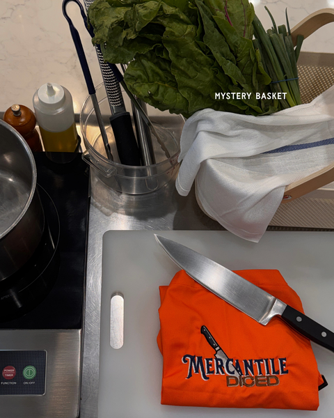 Mercantile DICED Challenge:  Mystery Basket Cooking Competition