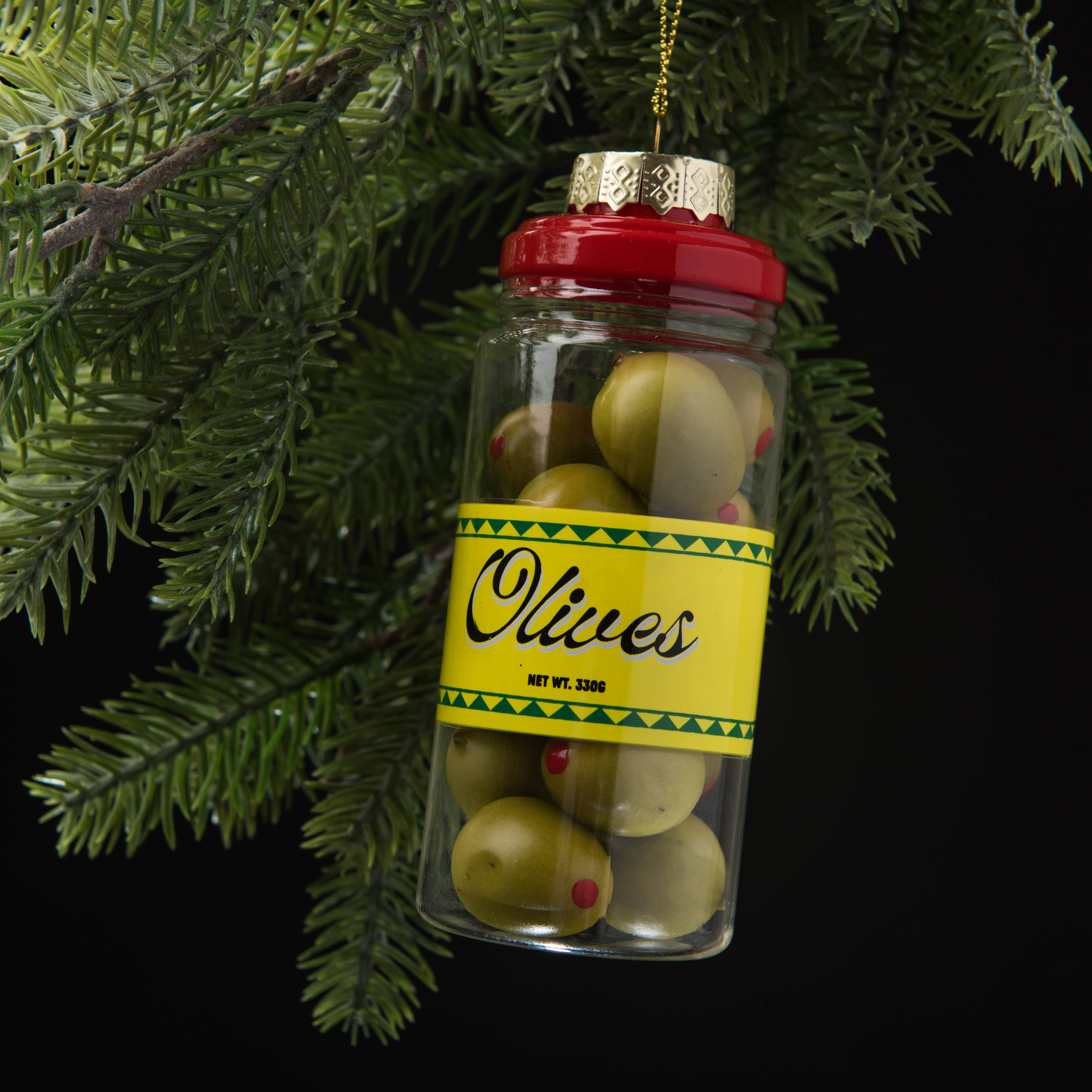 Love & Victory Olive Jar Holiday Ornament - Thumbnail 3