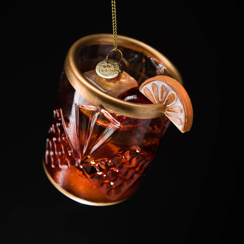 Old Fashioned Cocktail Christmas Holiday Ornament - *PRESALE