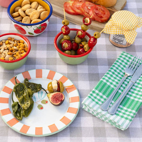 Olive Enamel Bowl | 10cm