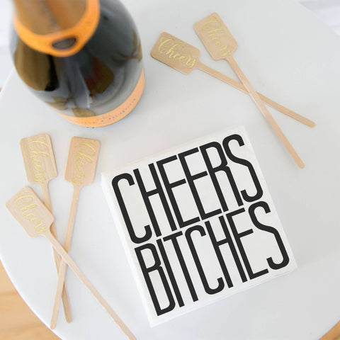 Cheers Bitches | Funny Napkins