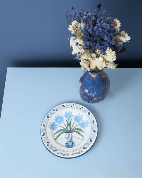 THANK YOU THANK YOU - Plate with floral design