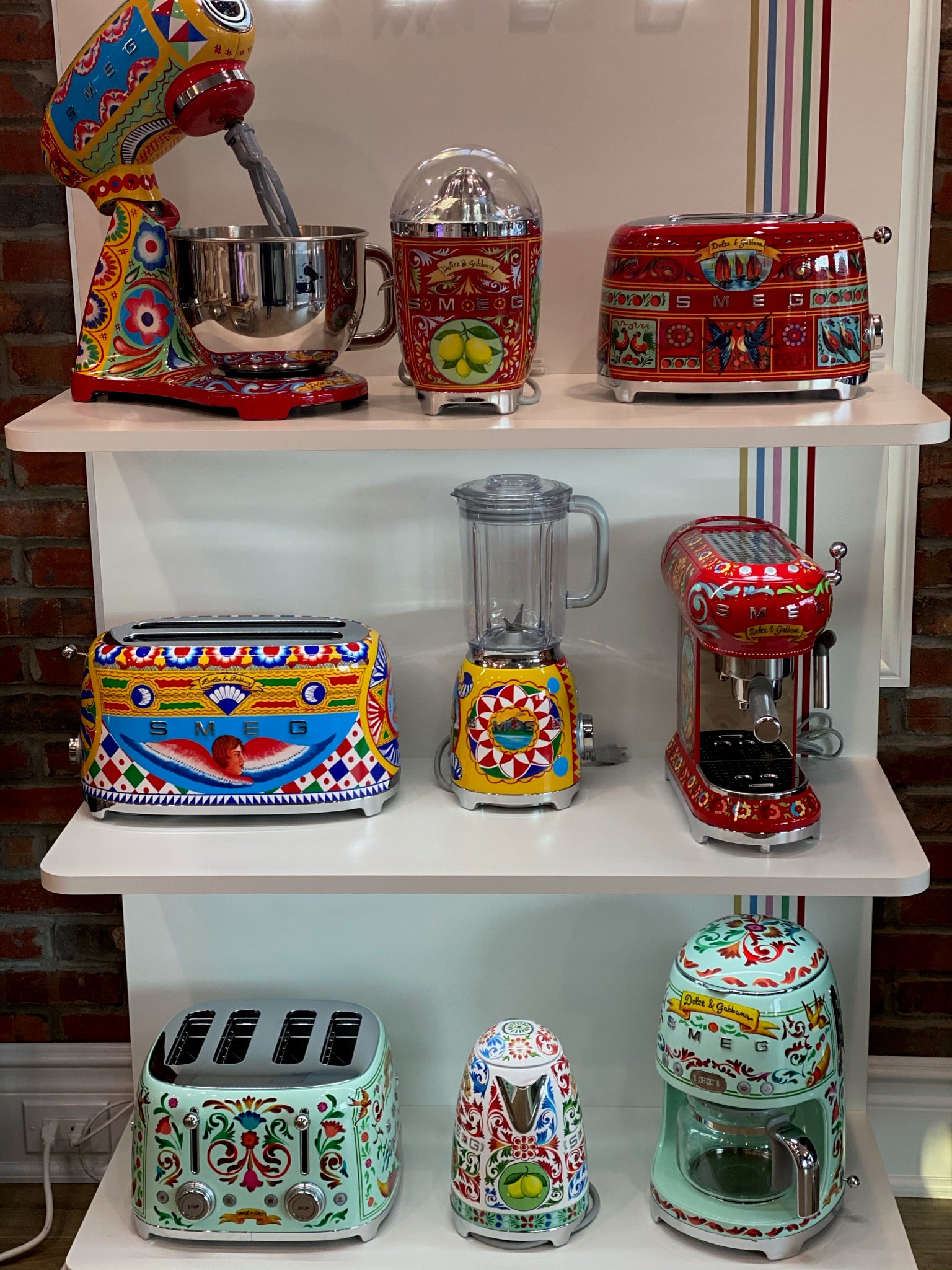 SMEG Dolce & Gabbana Electric Kettle, Sicily is My Love – Babylon