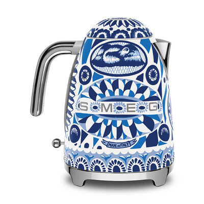 SMEG Dolce & Gabbana Electric Kettle, Blu Mediterraneo