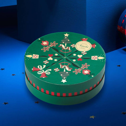 Extra Large Round Christmas Chocolate Box