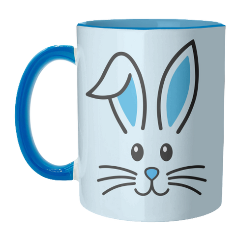 Mugs 'Blue Bunny' by Lilly Rose