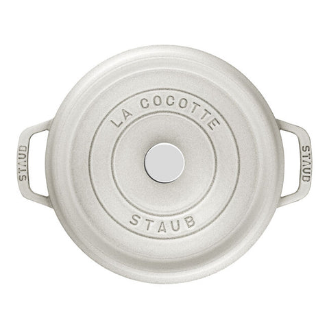 Staub - 5.5 Round Cocotte -  White Truffle