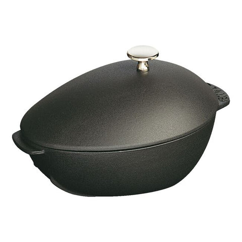 Staub 2 Qt Mussel Pot, Matte Black