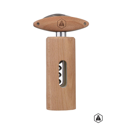 LAGUIOLE- Corkscrew With Rotating Wooden Handle