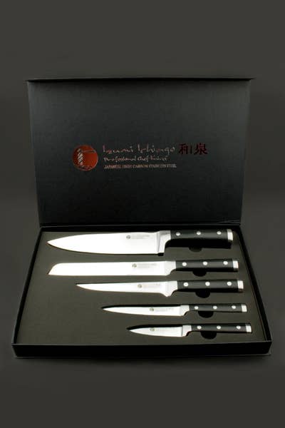 IZUMI ICHIAGO-5 pcs Chef Knives set w/Japanese Steel