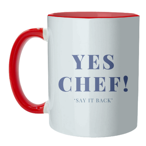 Mugs 'YES CHEF!' by Lilly Rose