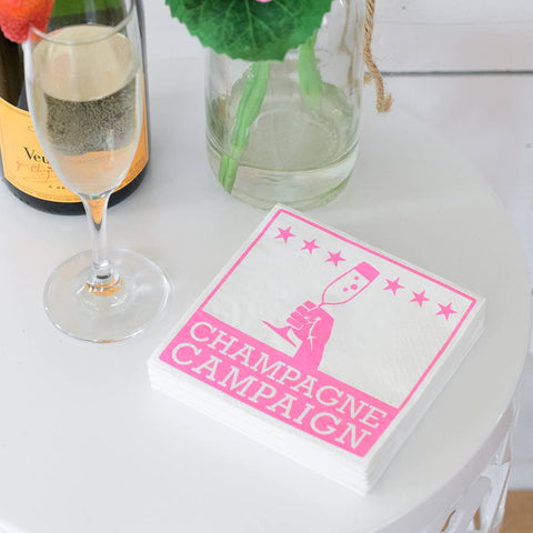 Champagne Campaign | Funny Napkins *LAST CHANCE*