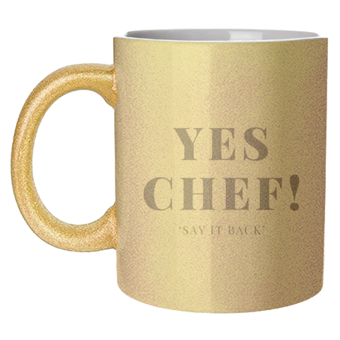 Mugs 'YES CHEF!' by Lilly Rose