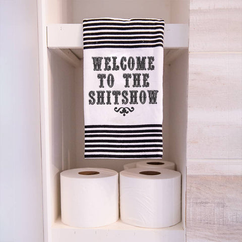 Welcome To The Shitshow | Funny Bathroom Towels