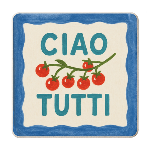 Coasters 'Ciao Tutti' by Ms Doodle