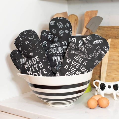 Made With Love  | Funny Oven Mitts *LAST CHANCE*