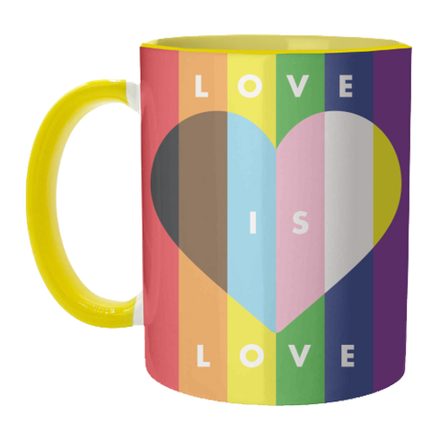 Mugs 'Love Is Love' by Tea Filipi