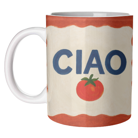 Mugs 'Ciao Tomato' by Ms Doodle