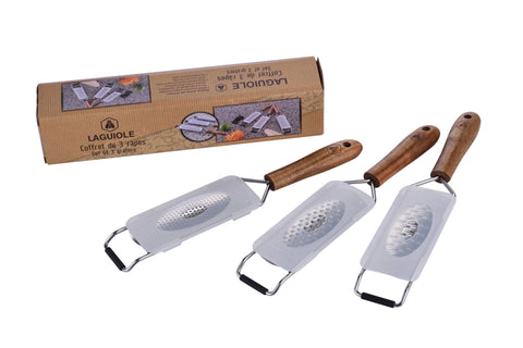 3-piece cheese graters