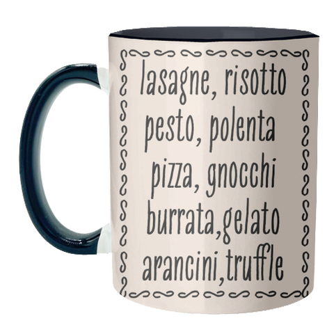 Mugs 'Italian Food' by Move Studio