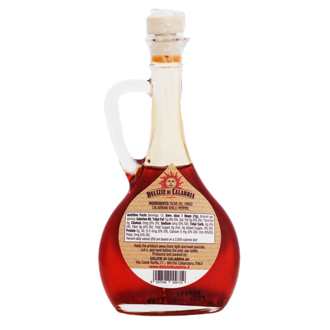 Calabrian Chili Pepper infused Olive Oil - 3.38oz (100ml)