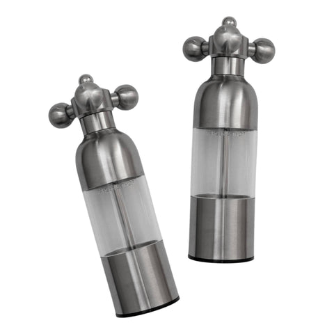 Vargen & Thor - AXIA, Salt and pepper mill (Brushed Steel)