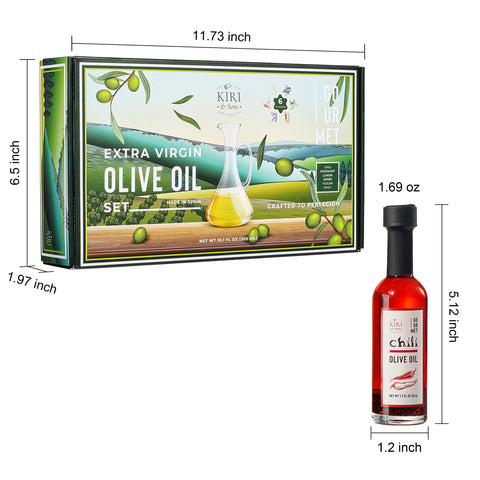 Olive Oil Gourmet Sampler Gift Set of 6 - Extra-Virgin