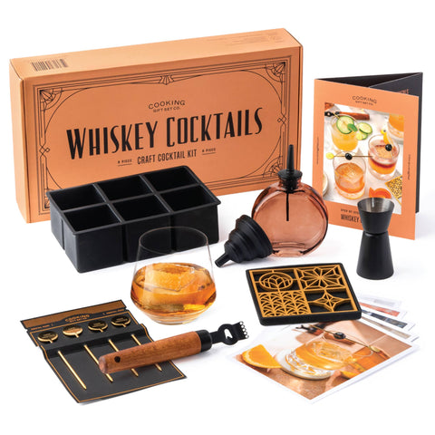 Whiskey Cocktail Kit Gift for Men Alcohol Cocktail Recipe