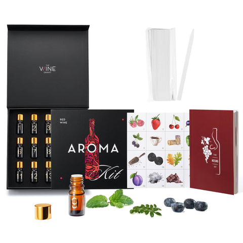 Red Wine Aroma Kit, Tasting & Smelling 15 Aroma Set