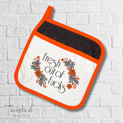 Fresh Out | Unique Fall Gift Funny Pot Holders